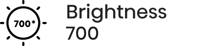 Hisense U7G Brightness 1000 feature icon