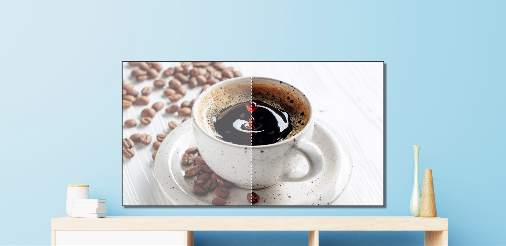 Hisense A4G - Obvious black and white levels image