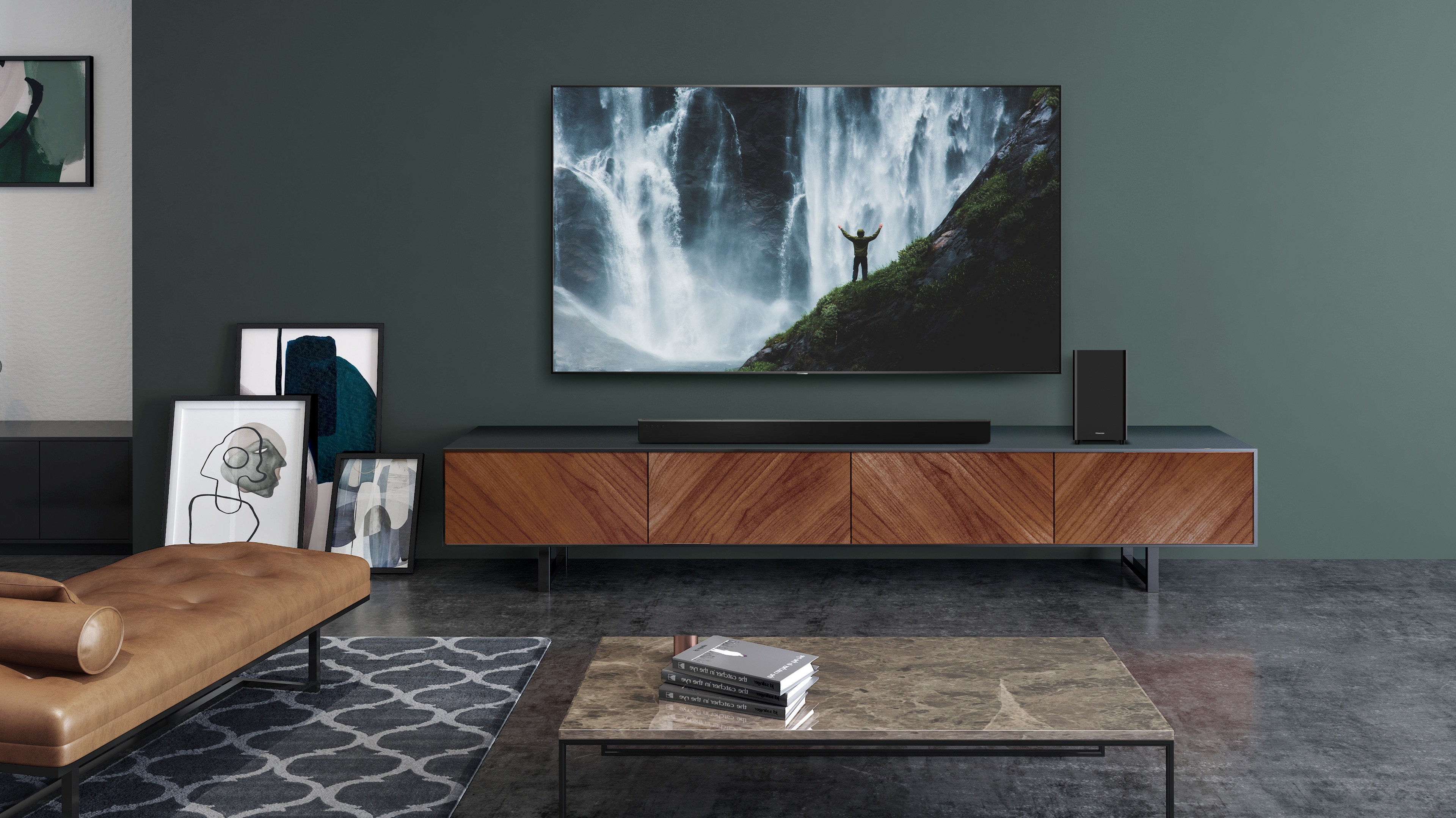 Hisense HS312 Soundbar - Lifestyle Product Image