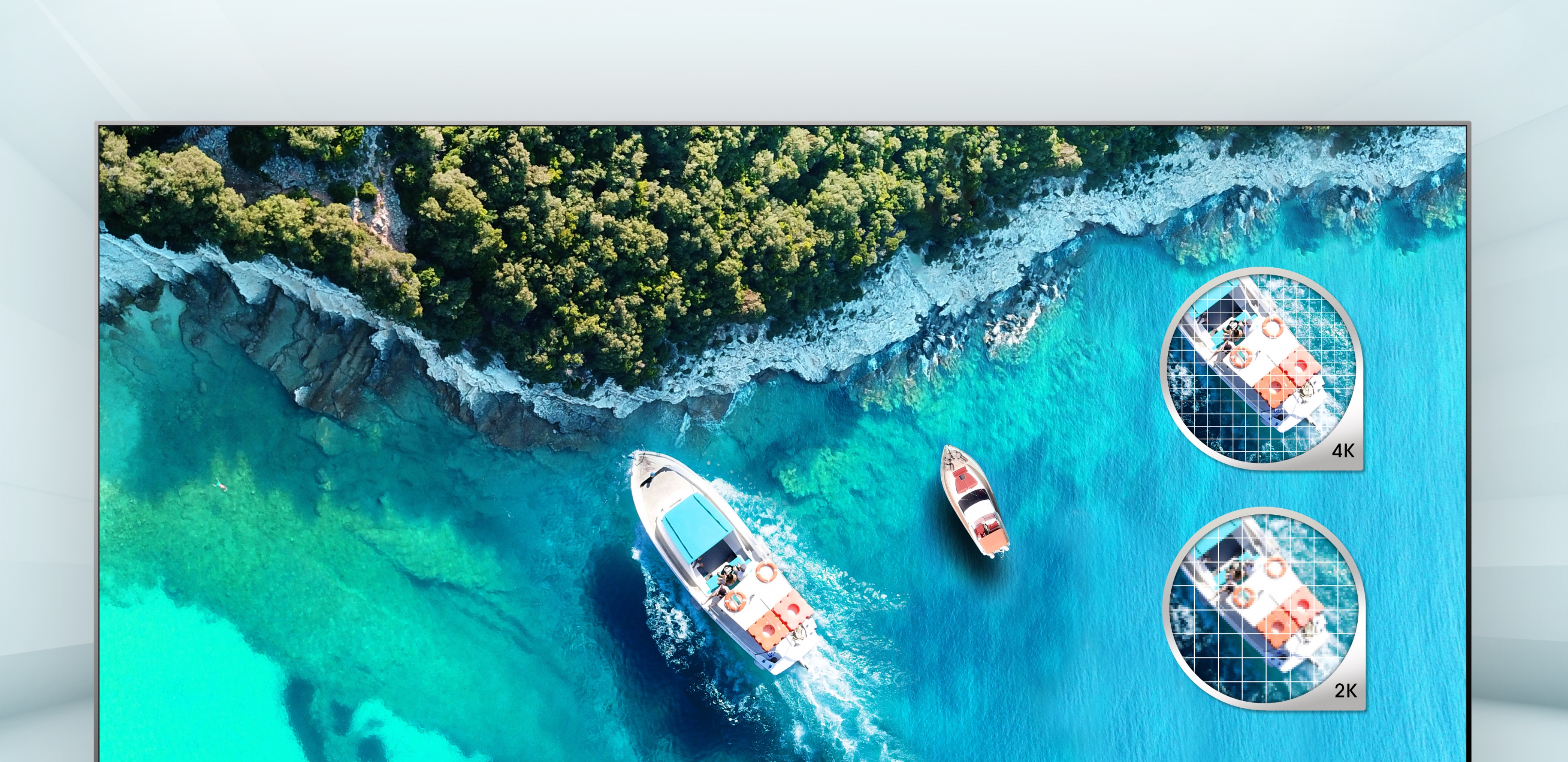 Hisense U7QF 4K resolution feature image