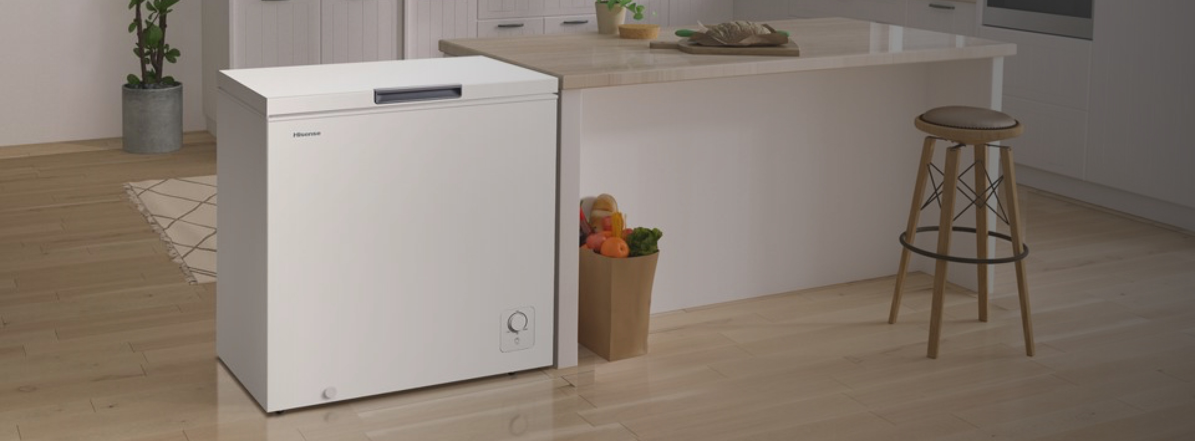 Hisense Chest Freezer Premium Boundless Door Design