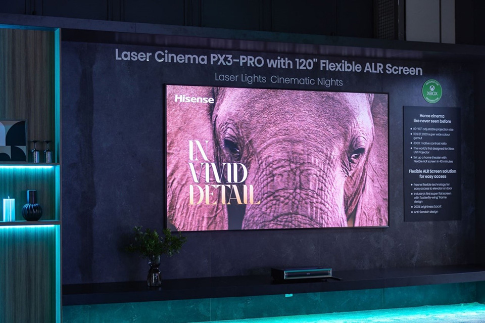 Hisense Laser Cinema PX3 PRO is the first ‘Designed for Xbox’ Ultra Short Throw projector