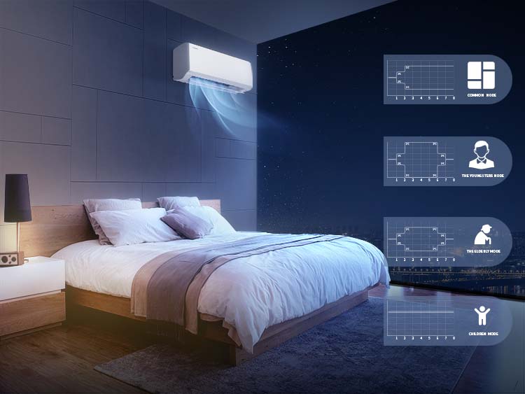 Hisense Easy Pure Split Air Conditioner - Sleep Mode - mobile