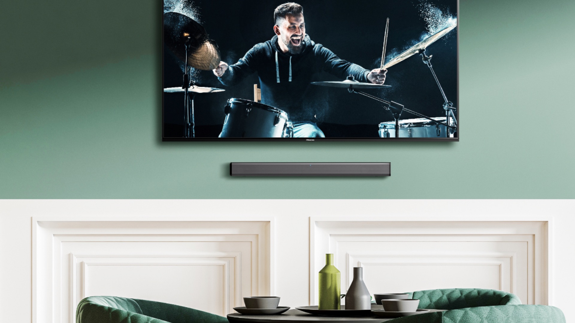Hisense HS214 Soundbar - Lifestyle Image