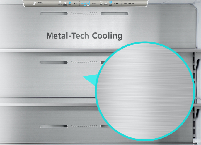 Hisense BCD-560W - Metal Cooling feature image