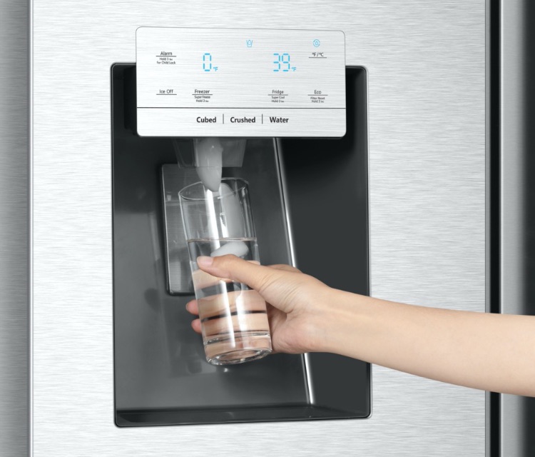 Hisense BCD-740W Ice & Water Dispenser feature image - mobile