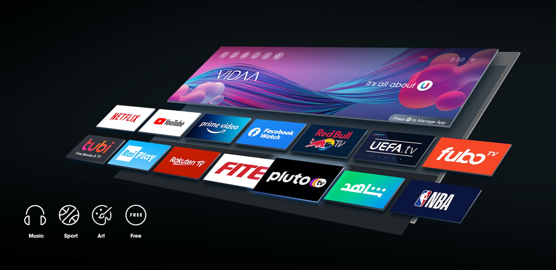 Hisense U9DG - Simply brilliant smart TV OS  Image