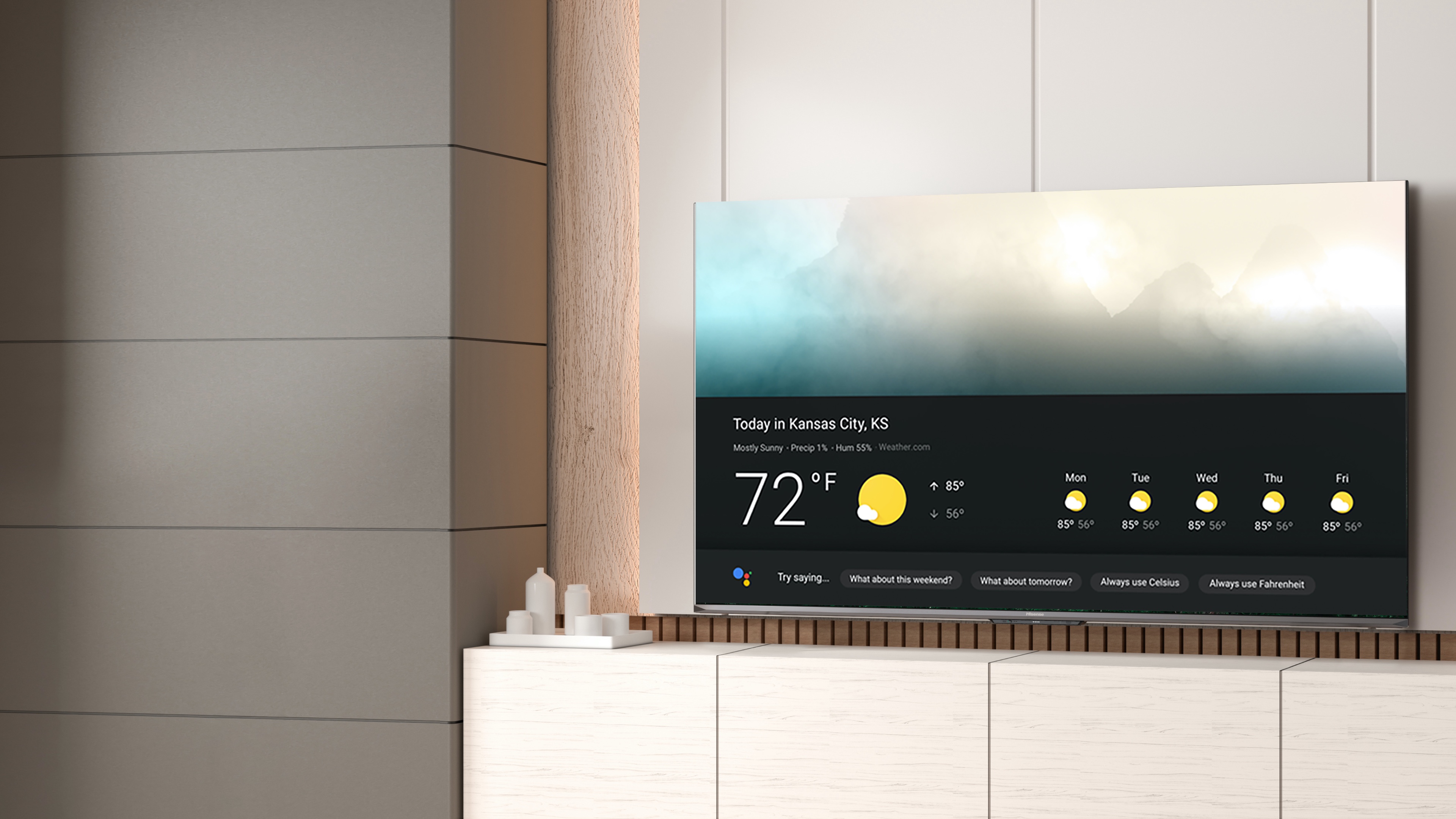 Hisense U7G Hey Google feature image