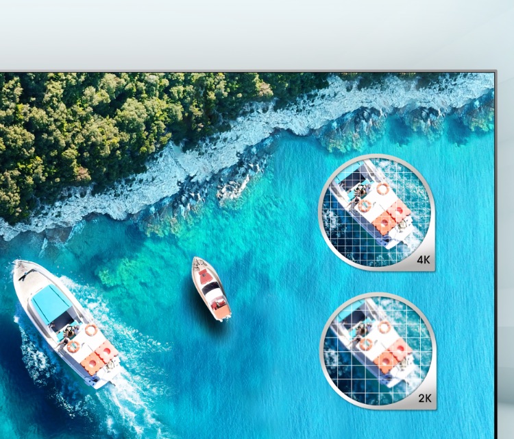 Hisense U7QF 4K resolution feature image - mobile