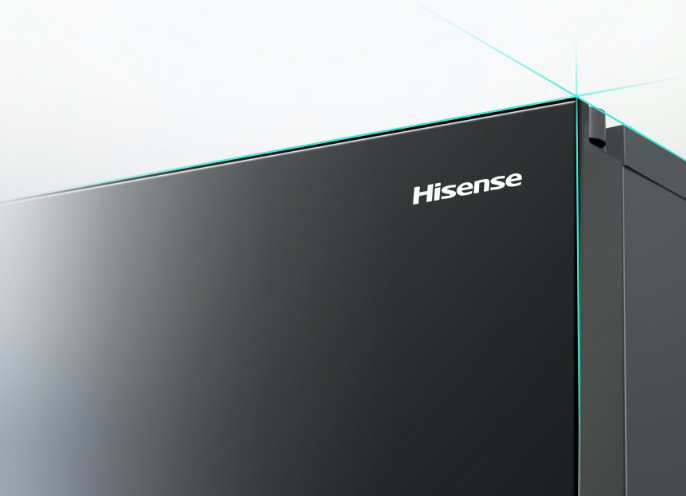 Hisense BCD-535W - Concealed Hinge feature image