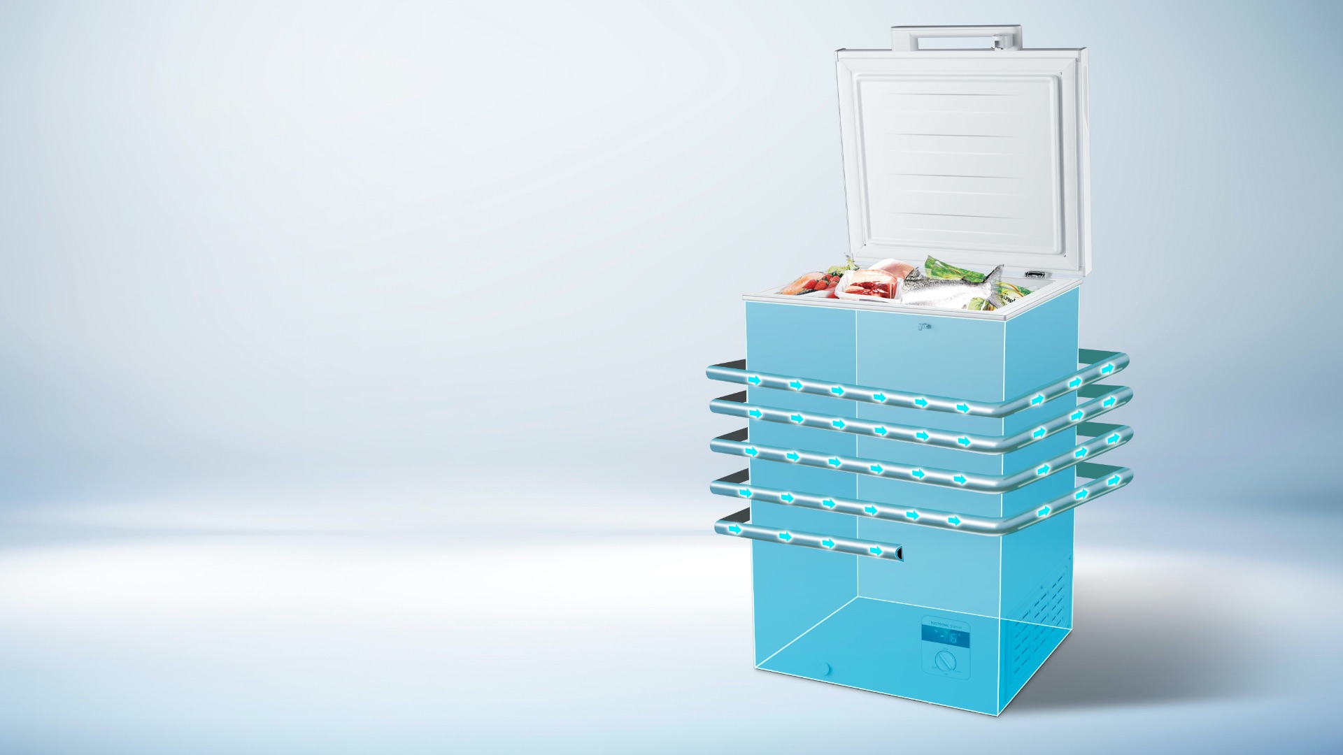 Hisense 95L Chest Freezer BD-96 - 360° Cooling