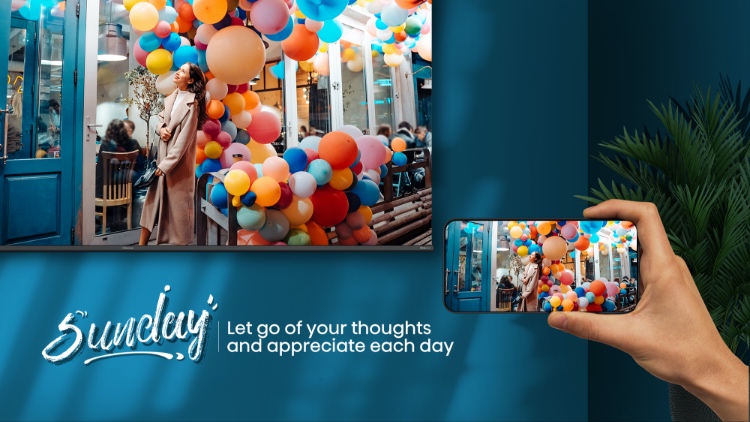 Hisense A6G - Sunday, let go of your thoughts and appreciate each day image - mobile