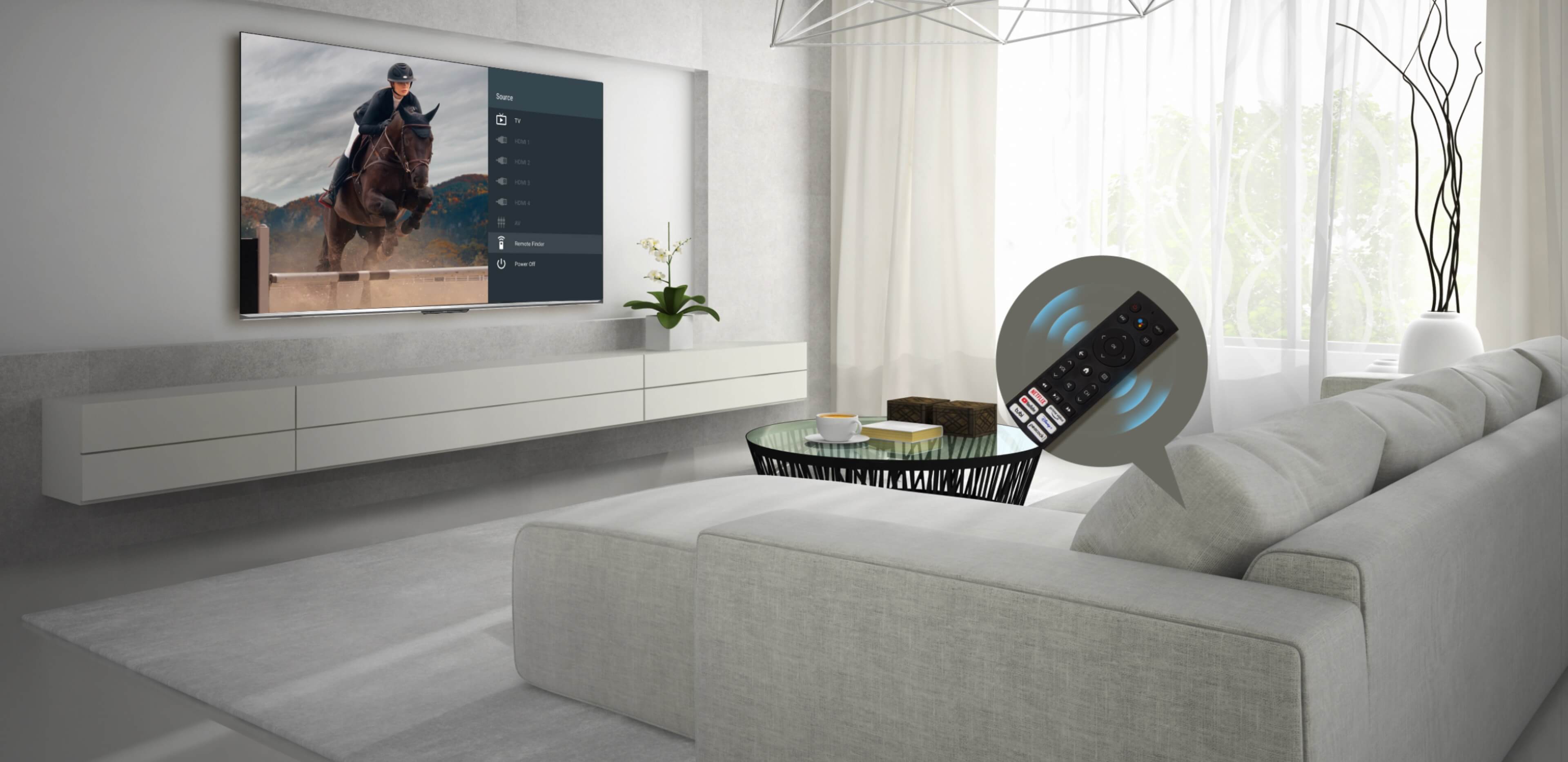 Hisense U9DG - Find Remote feature image