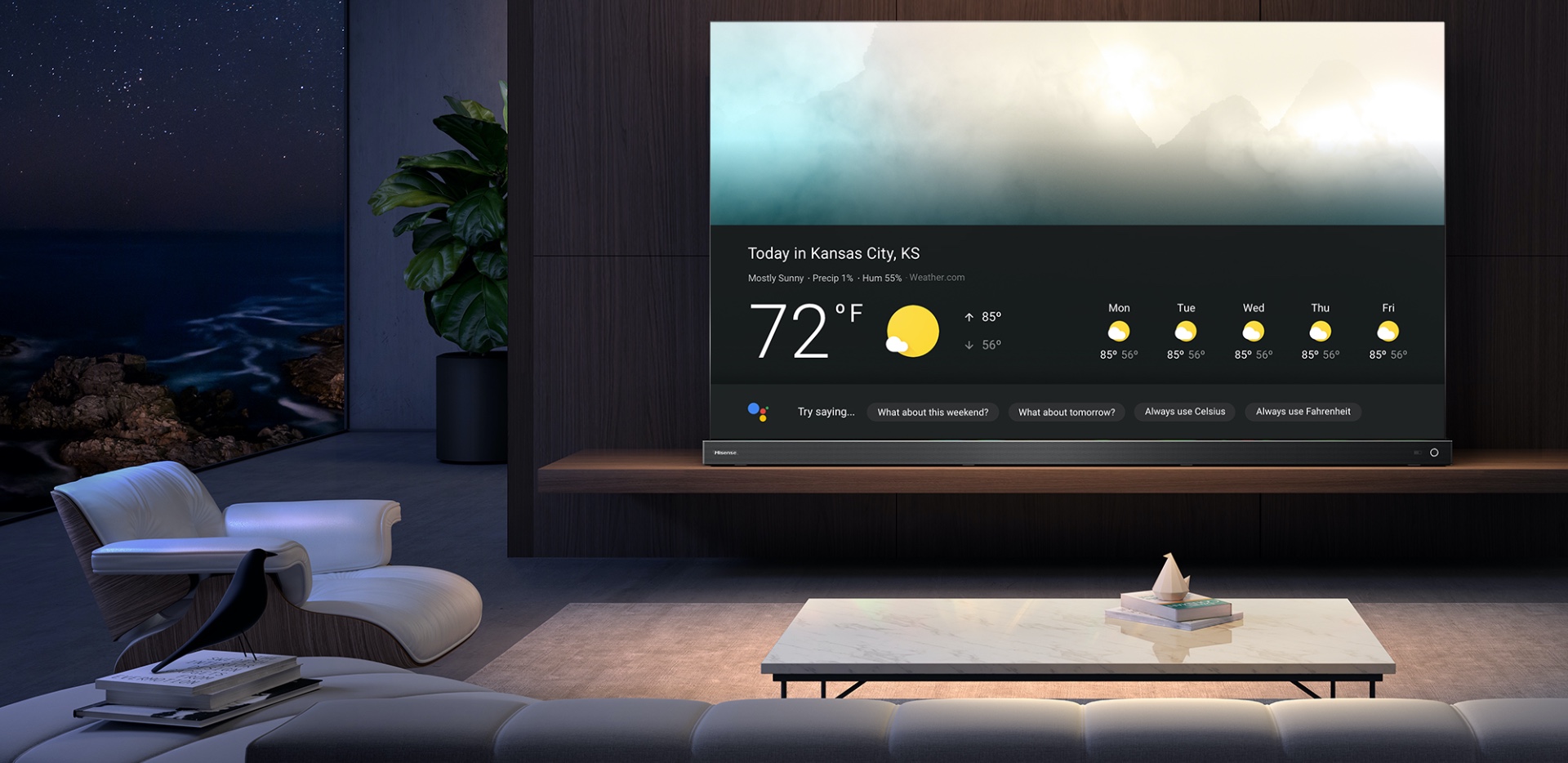 Hisense A9G - A little help on your big screen