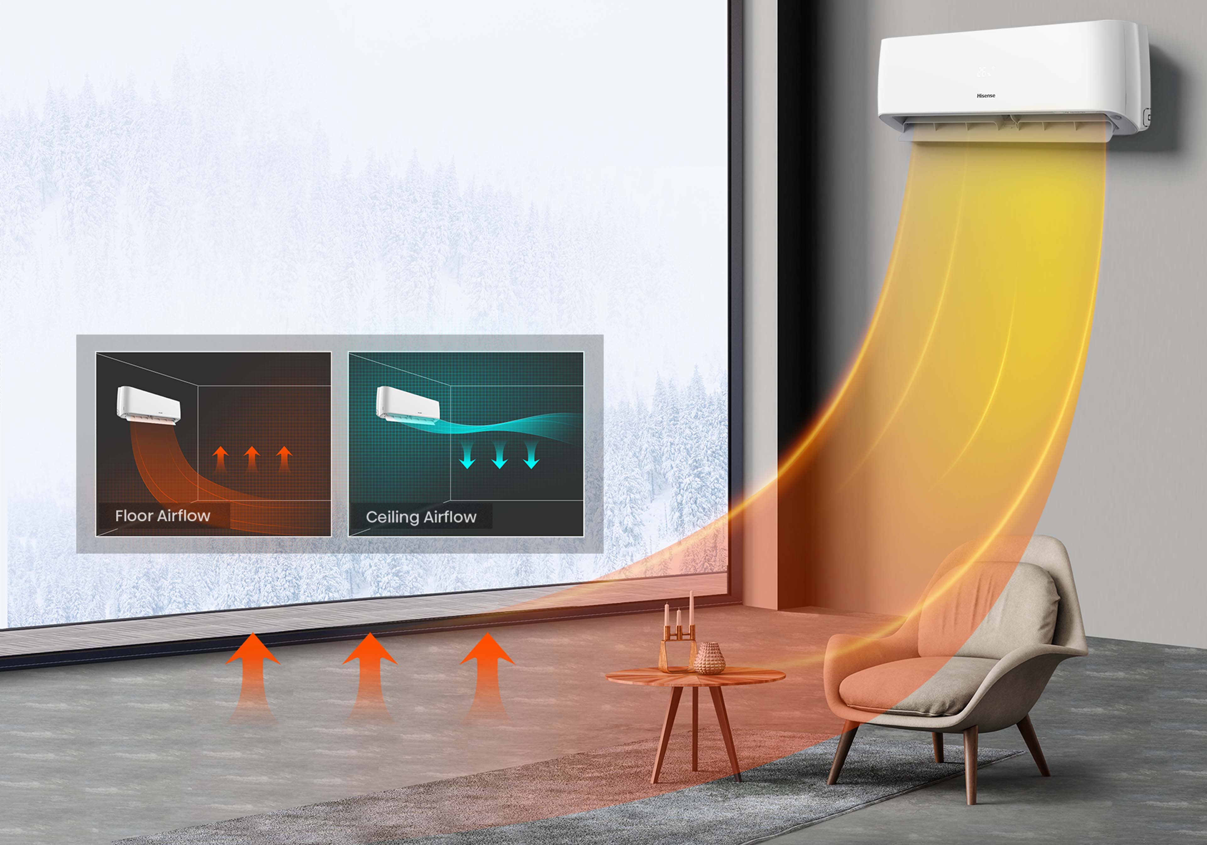 Hisense Energy Pro Plus Air Conditioner - Smart Airflow