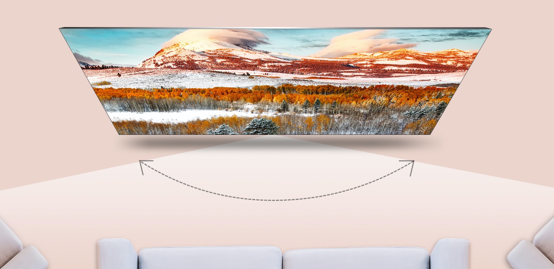 Hisense U6G - Ultra Viewing angle beauty won't fade no matter what angle image