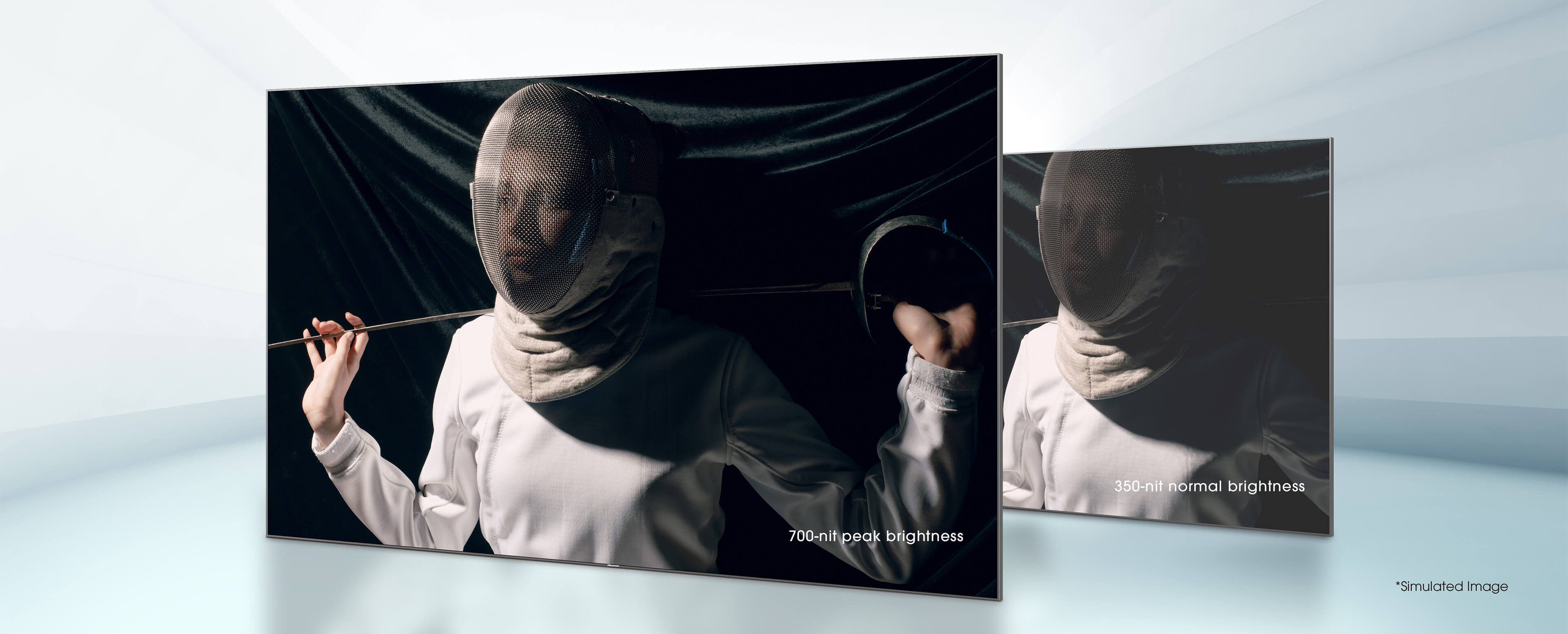 Hisense U7QF 700 nit Peak Brightness feature image