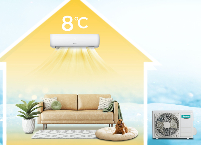 Hisense Energy Pro 8 degrees special heating feature image