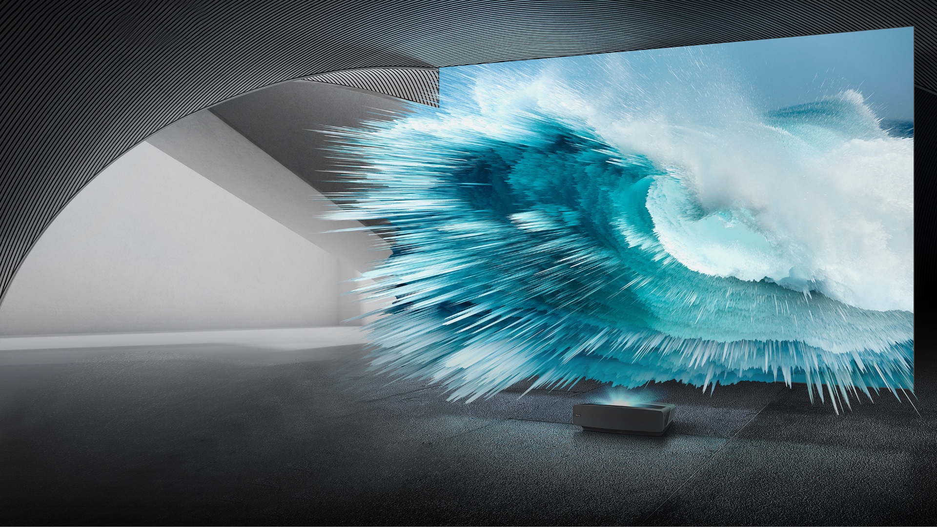 Hisense 88L5V Laser TV - Sound at the heart of picture