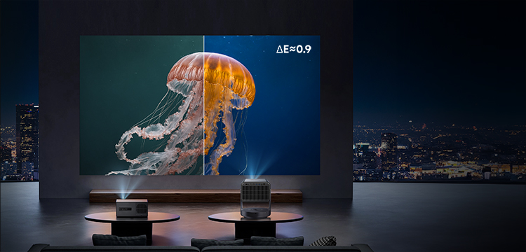 C2 Ultra TriChroma Smart Mini Projector - Banner 9 mobile