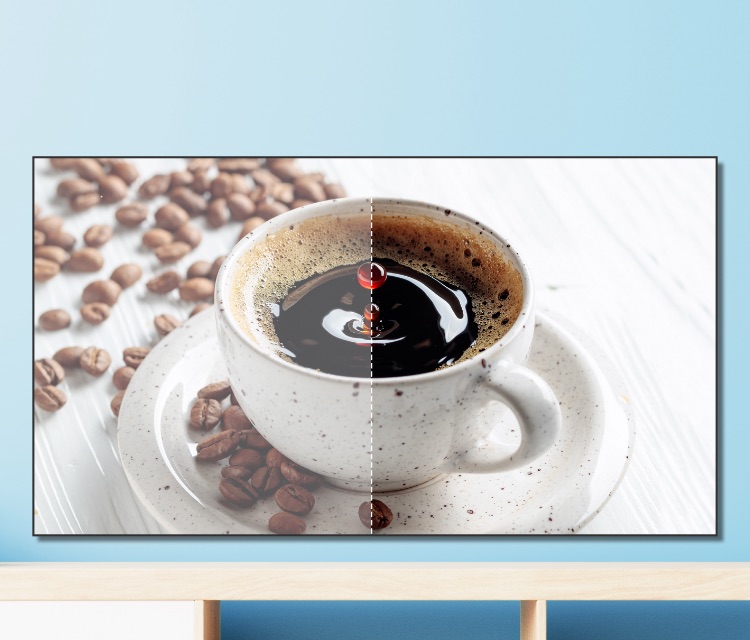 Hisense A4G - Obvious black and white levels image - mobile