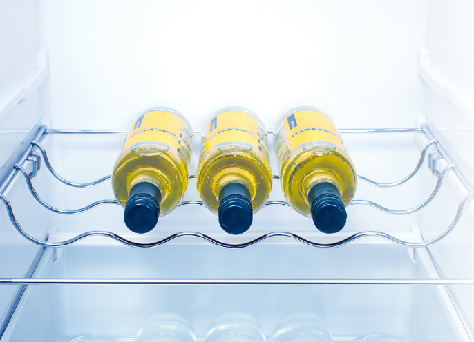 Hisense Refrigerator RC-67WS - Chrome Wine Rack