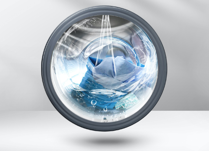 Hisense WDQR1014EVAJM Washer and Dryer - Powerful High-Speed Water Flow