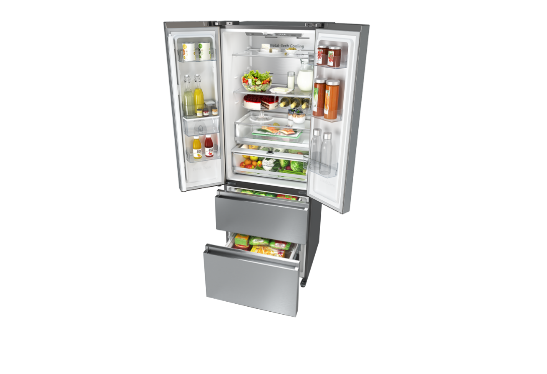 Hisense BCD535W - Gallery Image Side Open Door with Food