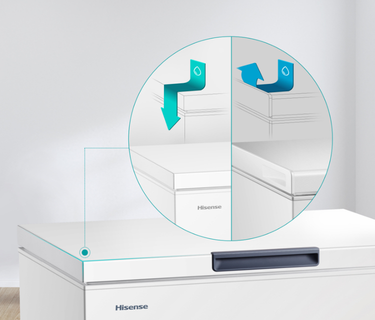 Hisense BD-199 Chest Freezer - Premium Boundless Door Design