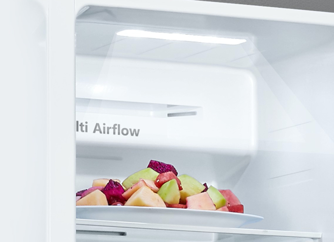 Hisense Refrigerator RC-67WS - Soft LED Lighting