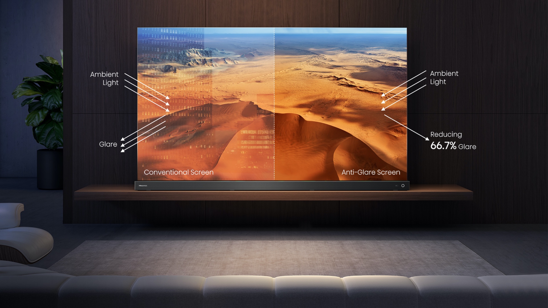 Hisense A9G - No more worrying about glare image