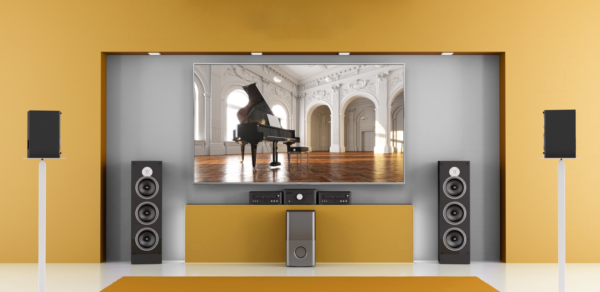 Hisense U8G - Wireless but little loss of sound image