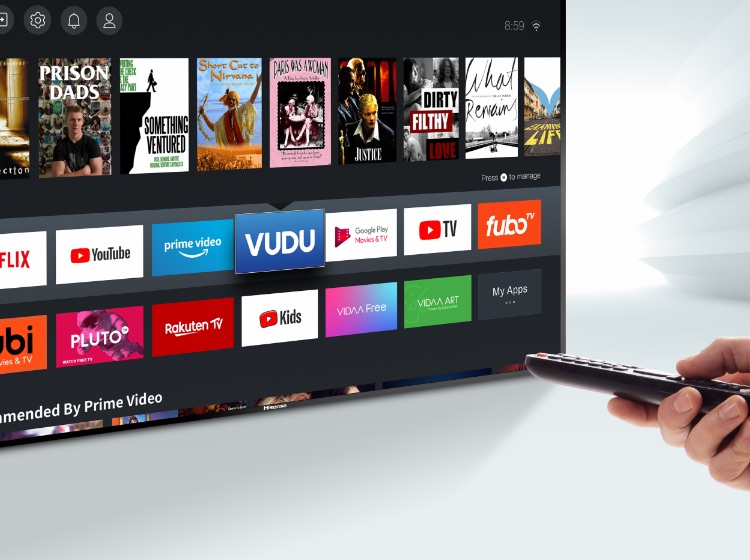 Hisense U7QF - VIDAA Aggregates content for Vidaa