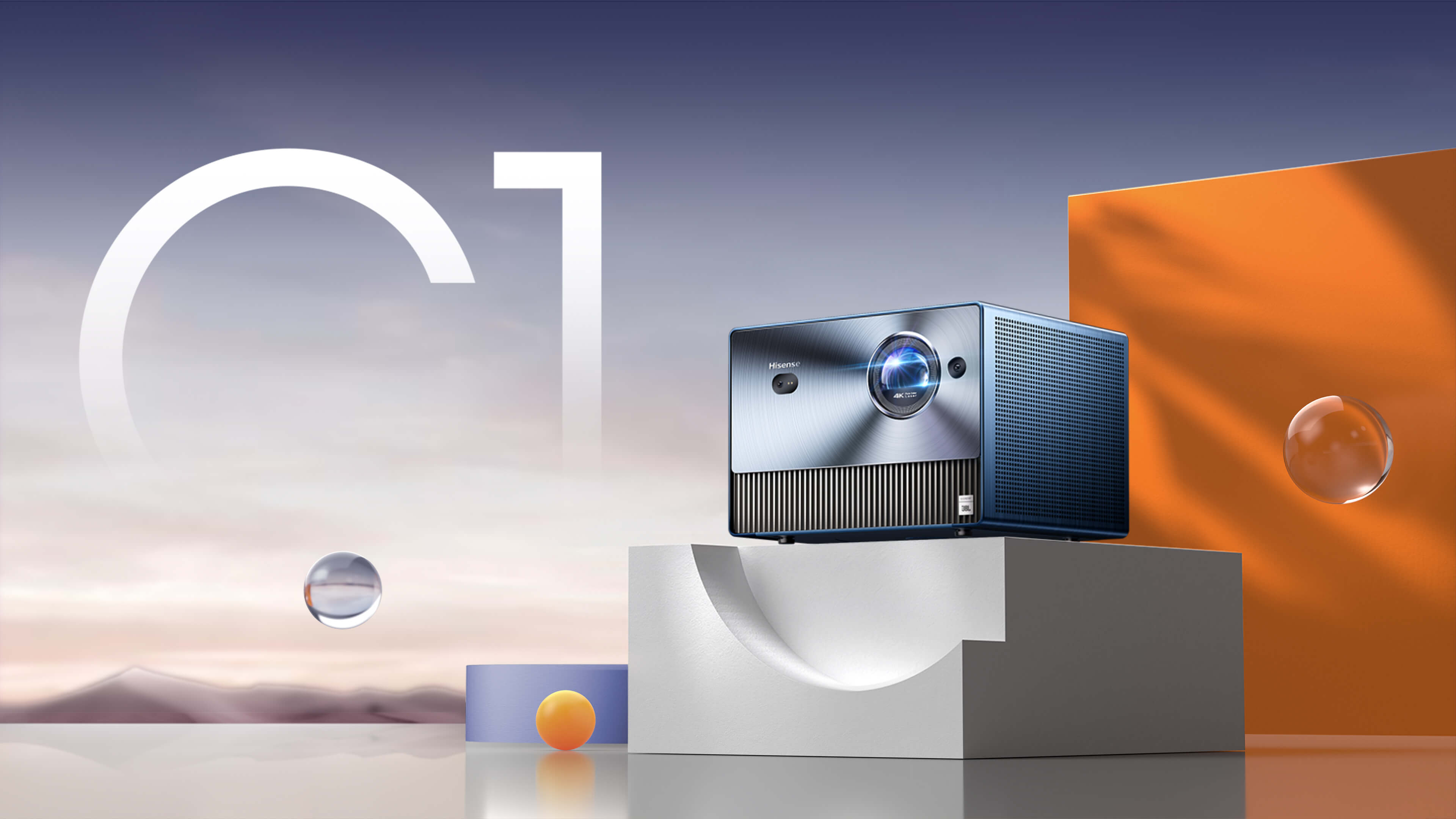 C1 TriChroma Smart Mini Projector - Banner 1