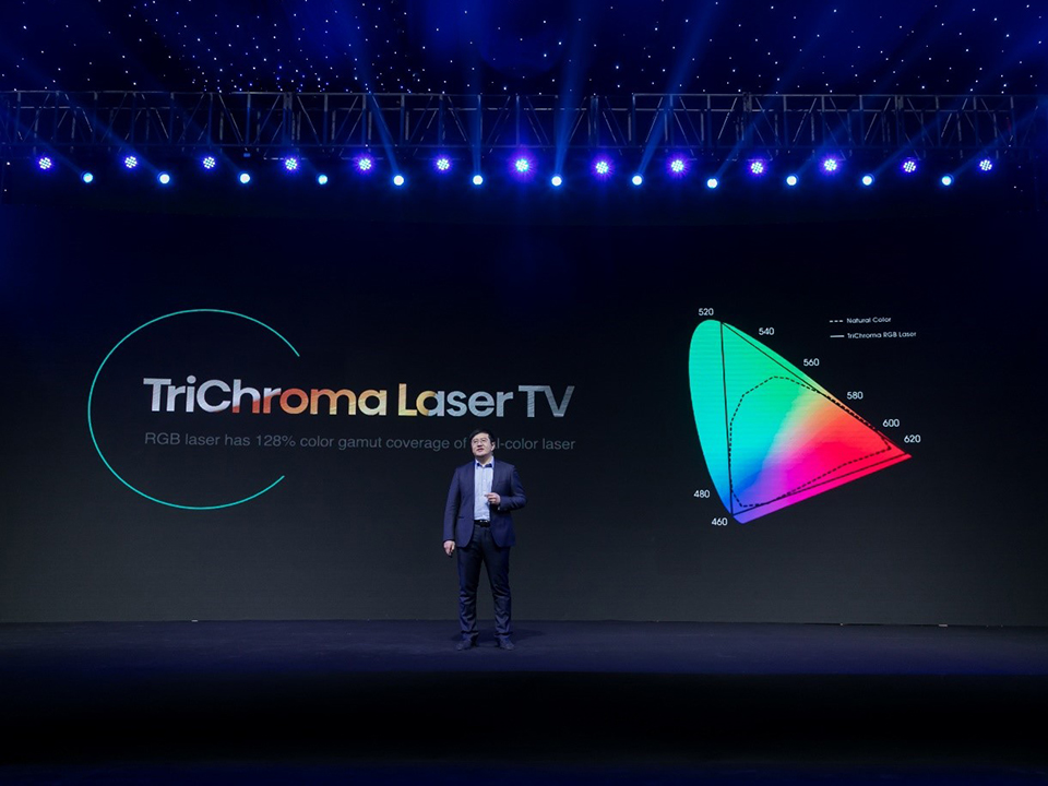 Hisense announced its cutting-edge display technology with a transformative product line of TriChroma Laser TV.